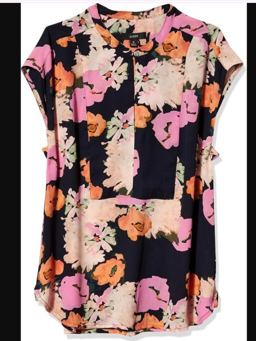 J. Crew Mercantile Brand Women's Size Medium Elenore Floral Pattern Blouse Top